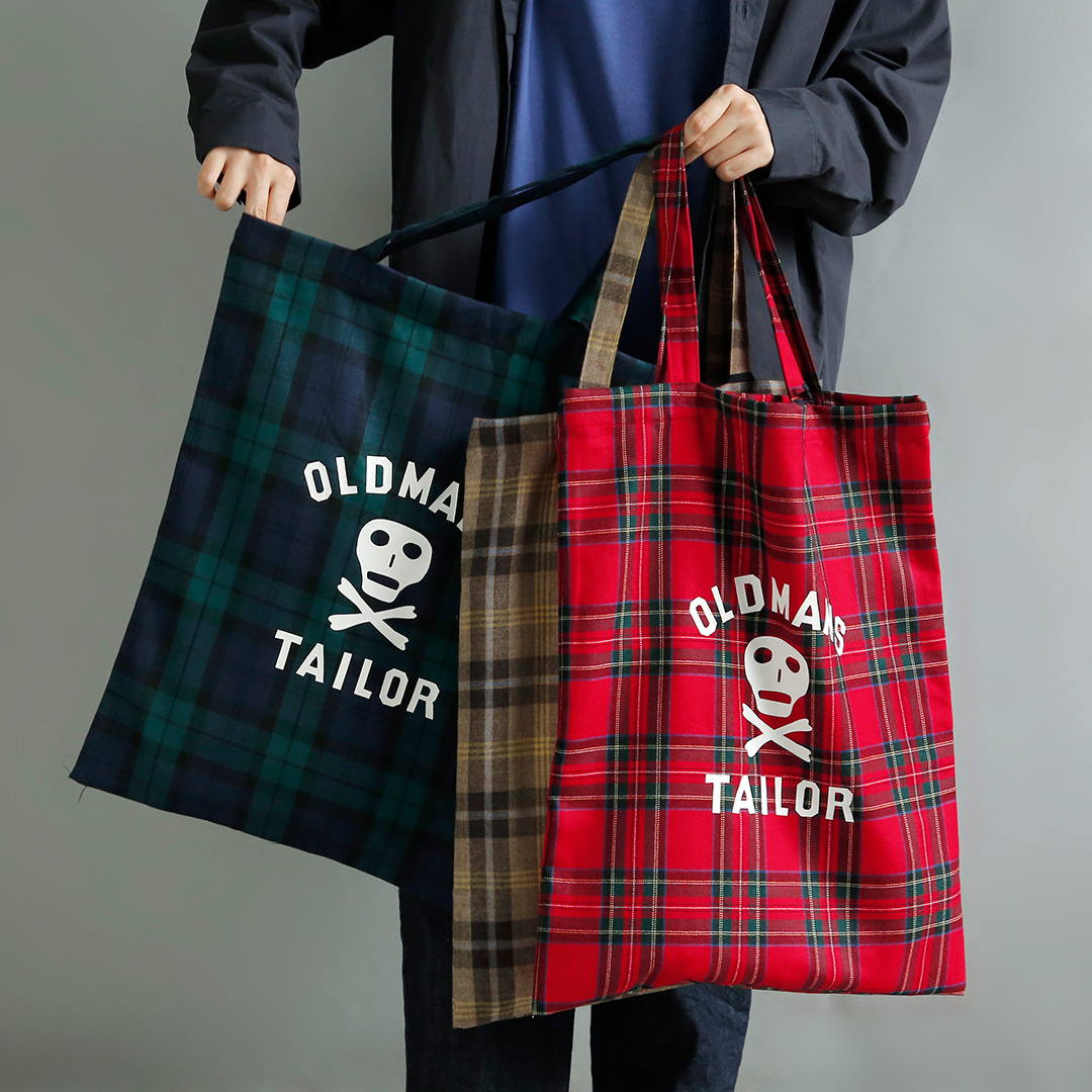 R & D.M.Co- �I�[���h�}���Y�e�[���[  �E�[�� �v�����g �g�[�g�o�b�O OMT SKULL PRINT TOTE BAG m1539  2026aw�V��