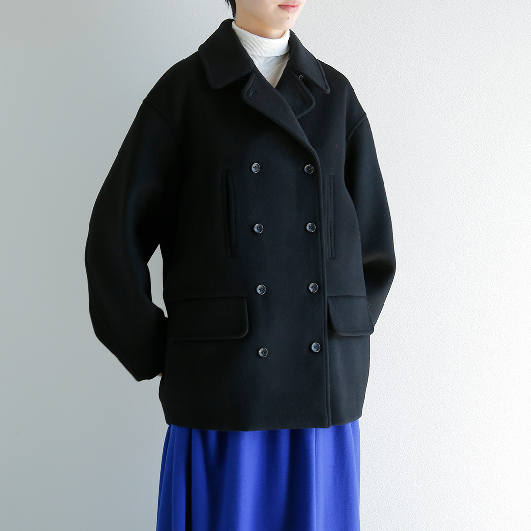 TENNE HANDCRAFTED MODERN �e���n���h�N���t�e�b�h���_��  �J�V�~�� �E�[�� �s�[�R�[�g cashmere wool pea coat 0021-same2