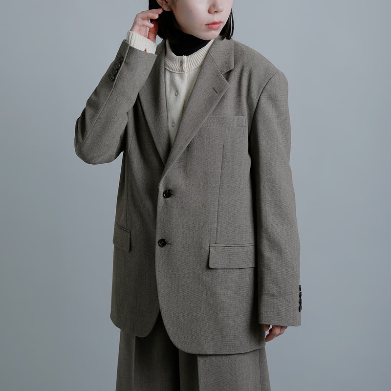 YLEVE �C���[��  ���t�E�[�� �e�[���[�h�W���P�b�g ROUGH WOOL JACKET 168-6220040  2026aw�V�� �y�T�C�Y�E�J���[�������񖳗��z