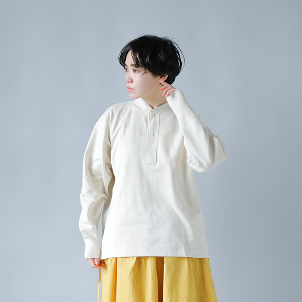 Olde H & Daughter(I[hGC`Ahh[^[)<br />X[s}Rbg w[lbNVcgSUPIMA COTTON HENLEY NECK LONG SLEEVE UNDERSHIRTSh ug002
