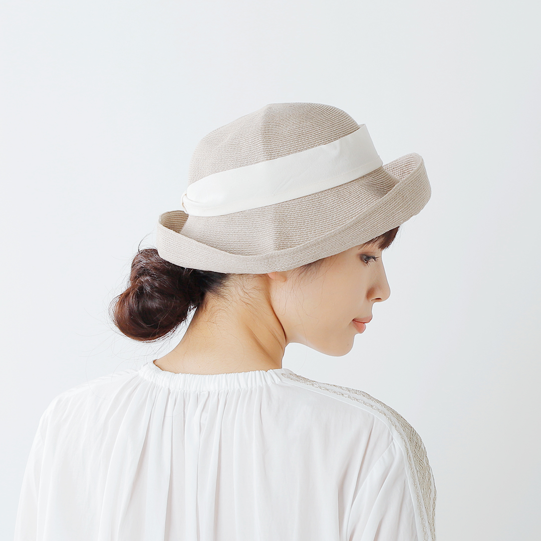 mature ha.(}`A[n)<br />wvl [Chu[hnbgghemp linen braid hat low wideh mas21-65-yh