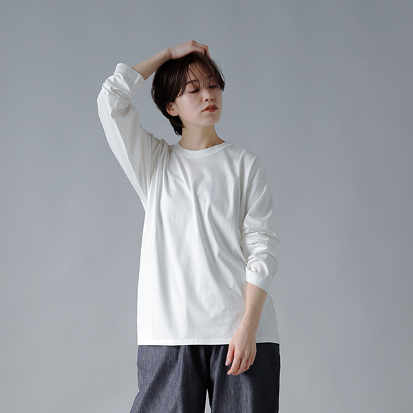 Olde H & Daughter(I[hGC`Ahh[^[)<br />N[lbNvI[o[gSUVIN PLAIN STICH CREW NECK LONG SLEEVEh ug006
