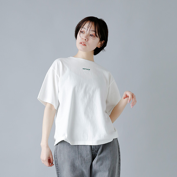 LENO(リノ)コットン刺繍Tシャツ“EMBROIDERY T-SHIRT” l2101-cs006 ...