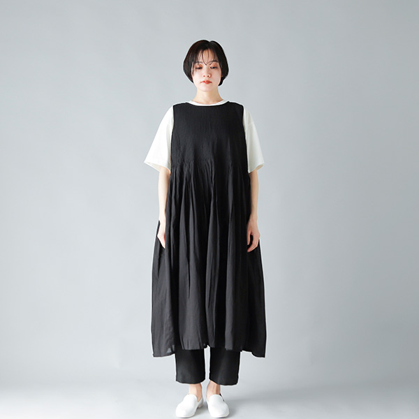 maison de soil(] h \C)<br />Rbg~js^bN m[X[uhXgMini Pintuck NO/SL Pullover Dress With Liningh nmds21203