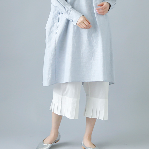 最安値級価格 美品 ススリ フルッターパンツ アイボリー 白 ストライプ susuri