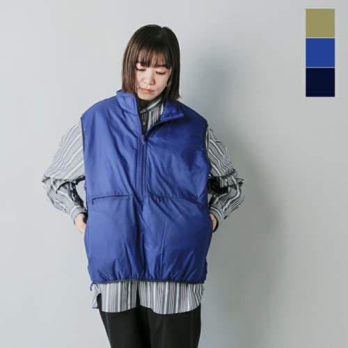 DAIWA PIER39 ダイワピア39 撥水 リップストップ リバーシブル パフ ベスト “TECH REVERSIBLE PULLOVER  PUFF VEST” bj-21022wl-ms