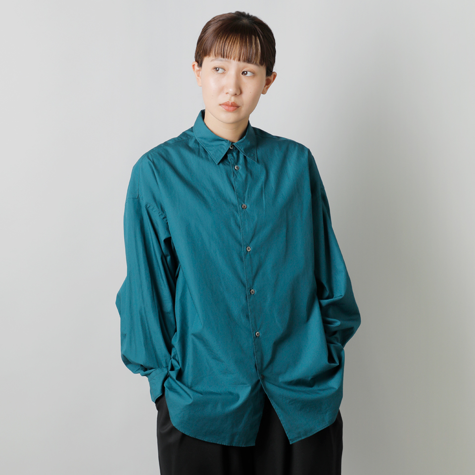 Graphpaper Silk Wool Regular CollarShirt