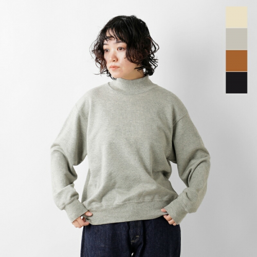 LIFiLL tB Rbgj[  bNlbN XEFbg vI[o[ gCOTTONY MOCKNECK SWEATh lf049-02-yo