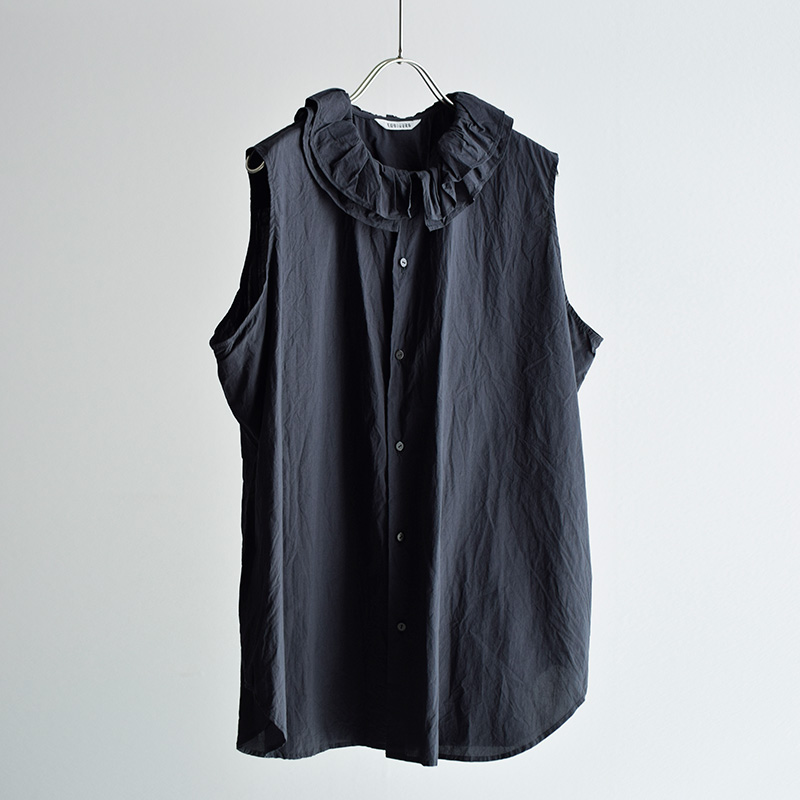 TOUJOURS gDW[ <br>t@C [ Rbg Vc gRuffle Collar Sleeveless Shirth mm40qs02