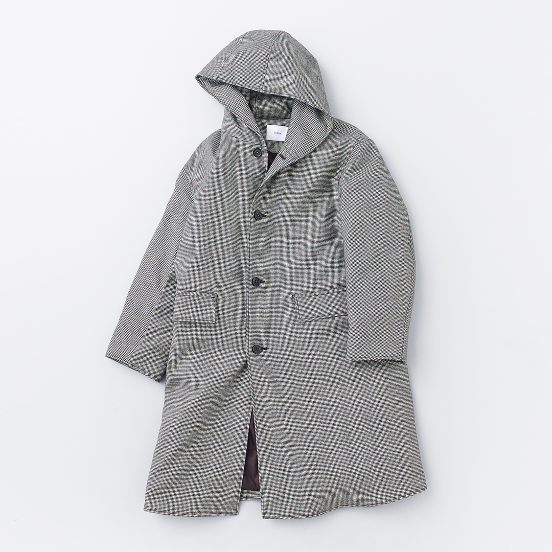miffew ~t[ <br>E[ t[fbg _E R[g gWOOL HOODED DOWN COATh few24wjk5236-fn