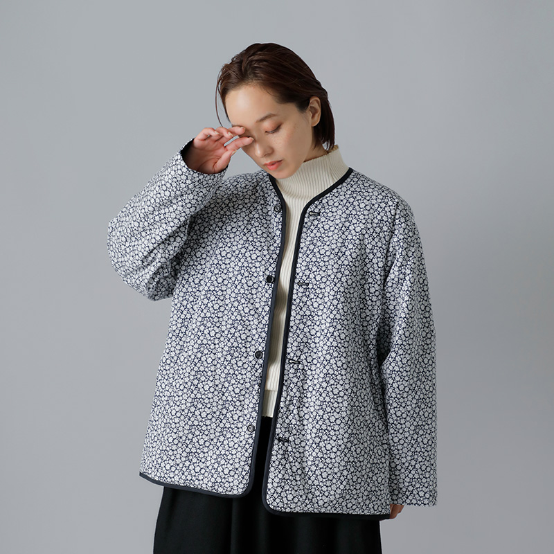TOUJOURS gDW[ <br>Be[W t[ vg Rbg |v o[Vu WPbg gReversible Padded Utility Jacketh am41gj01
