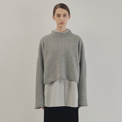 whyto zCg <br>E[ JV~ uh _ulbN XNGA jbg vI[o[ gw neck square knith wht24fkn4027-kk