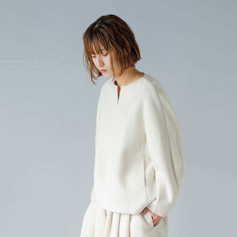 TENNE HANDCRAFTED MODERN enhNtebh_ <br>EB[u Ah jbg vI[o[ gweave and knit pulloverh 003o
