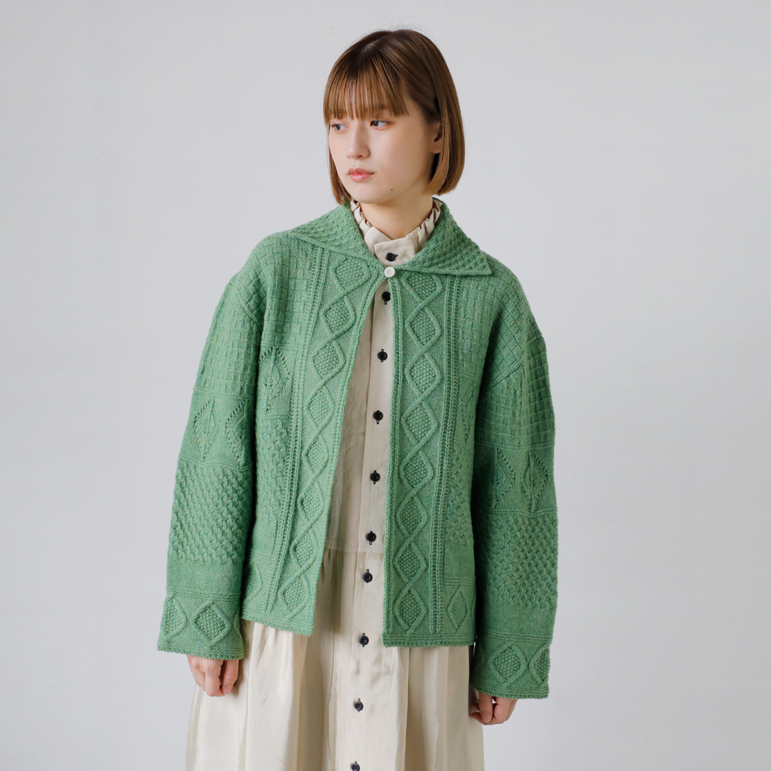 ASEEDONCLOUD AV[hNEh <br>TJE E[ P[u jbg WPbg gSankayo cable knit jacketh 242806-kk