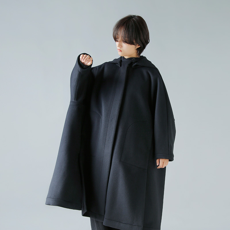 TENNE HANDCRAFTED MODERN enhNtebh_ <br>AS O t[h P[v R[g gangola long hood cape coath 0022o