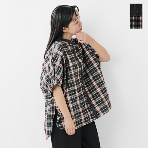 whyto zCg Ch XNGA uEX gwide square blouseh wht25hbl4066-mn