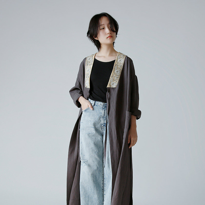 COUNTERPOINT JE^[|Cg <br>rXR[X l Be[W { [u gVINTAGE RIBBON ROBEh wfl25-s54  