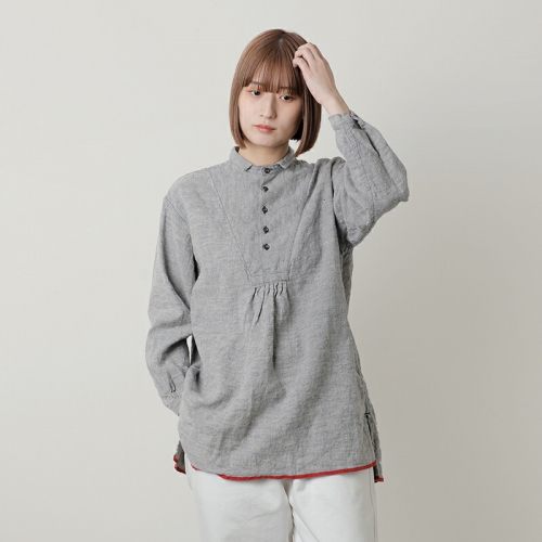 CLOLI N  l Op Vc gLINEN GRANDPA SHIRTh cl-sh012-mn