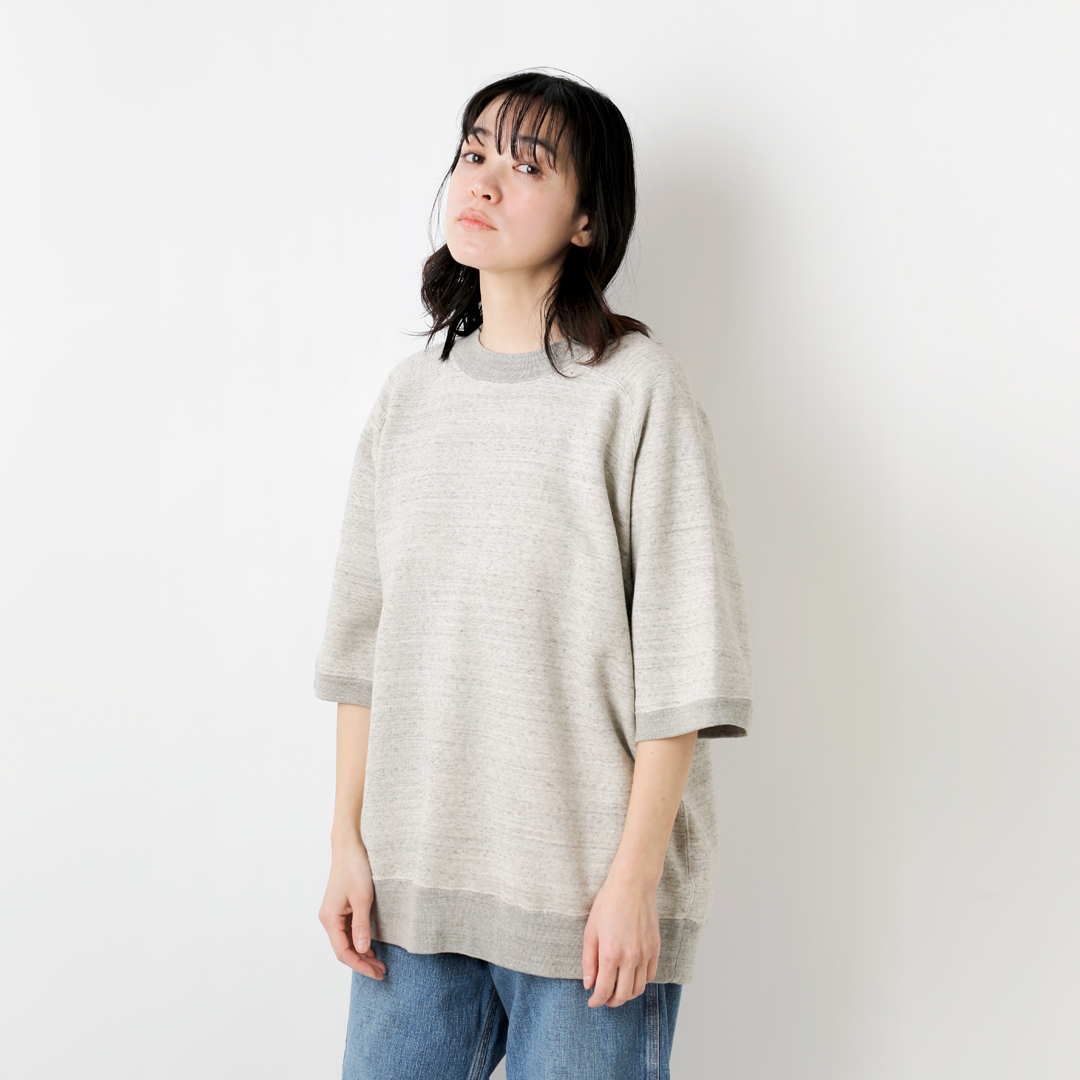 UNDYED A_Ch@ʒ I[KjbN Rbg  V[gX[u XEFbggURAKE S/S SWEATh usn24sst057-same1-yo
